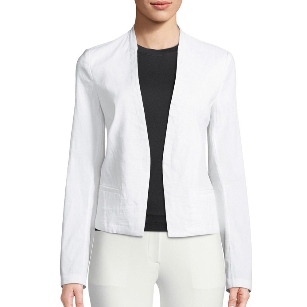 Theory Women's Clean Crunch Wash Open-Front Blazer